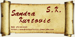 Sandra Kurtović vizit kartica